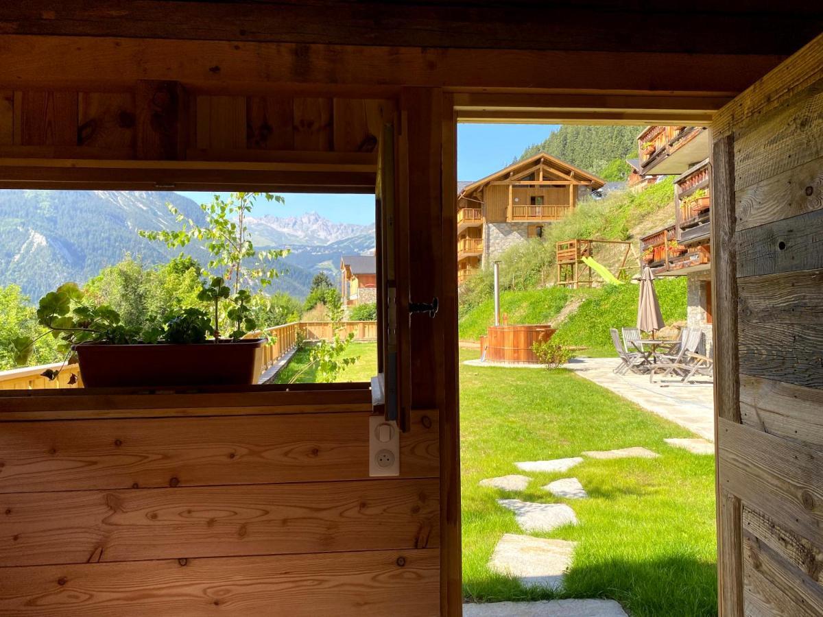 Chalet Des Trappeurs Coeur Vanoise 15 Persons La Plagne Exteriör bild