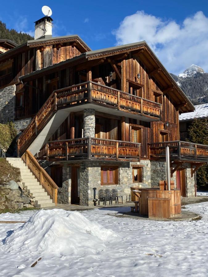 Chalet Des Trappeurs Coeur Vanoise 15 Persons La Plagne Exteriör bild